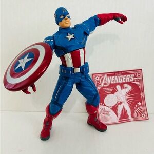 Marvel Avengers Captain America Electronic Speech & Blasting Sounds Action  Fig